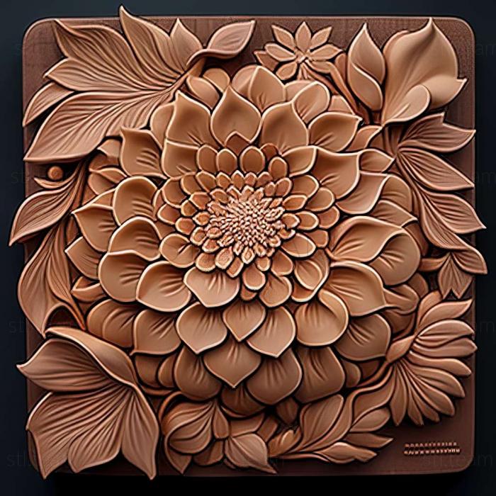 3D модель Кадупул — найкрасивіша квітка у світі (STL)